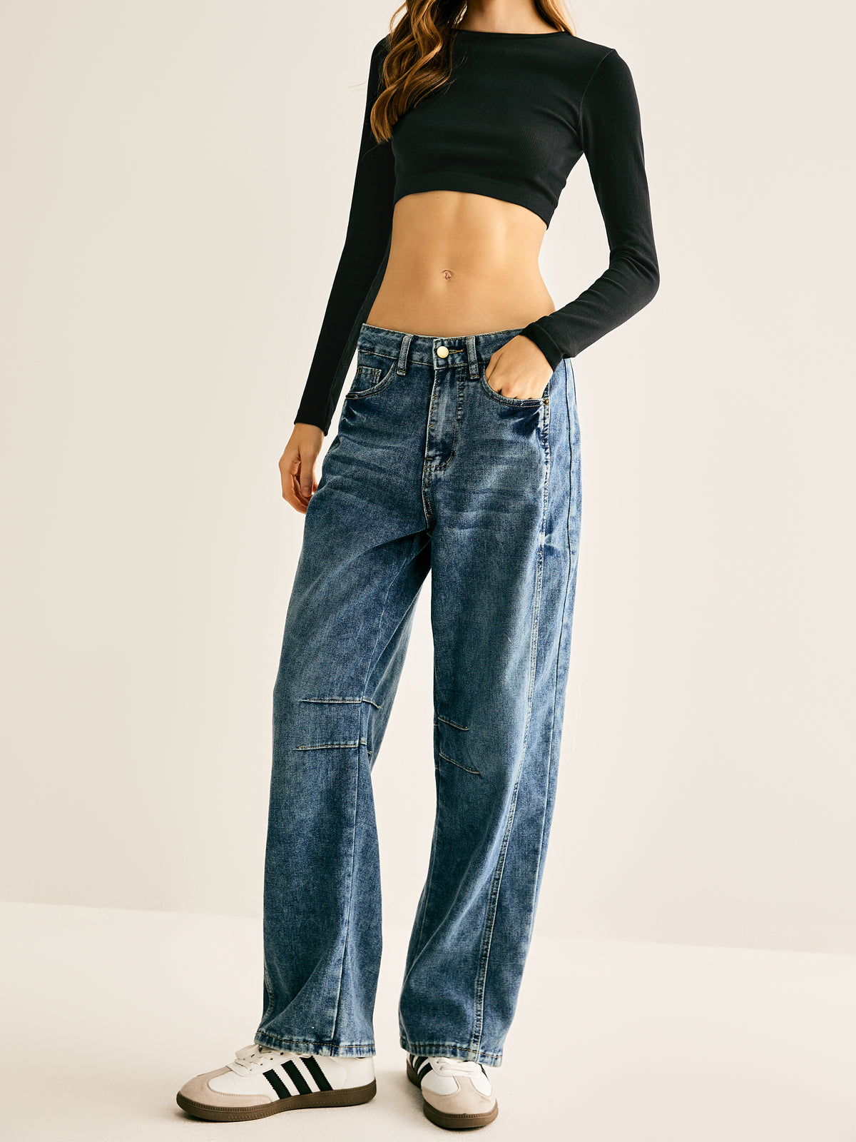Yıkanmış Denim Pala Kot