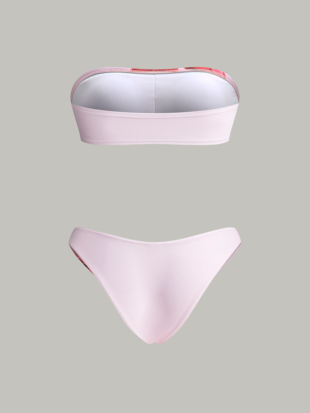 Çiçek Desenli Bikini ve Üst Etek