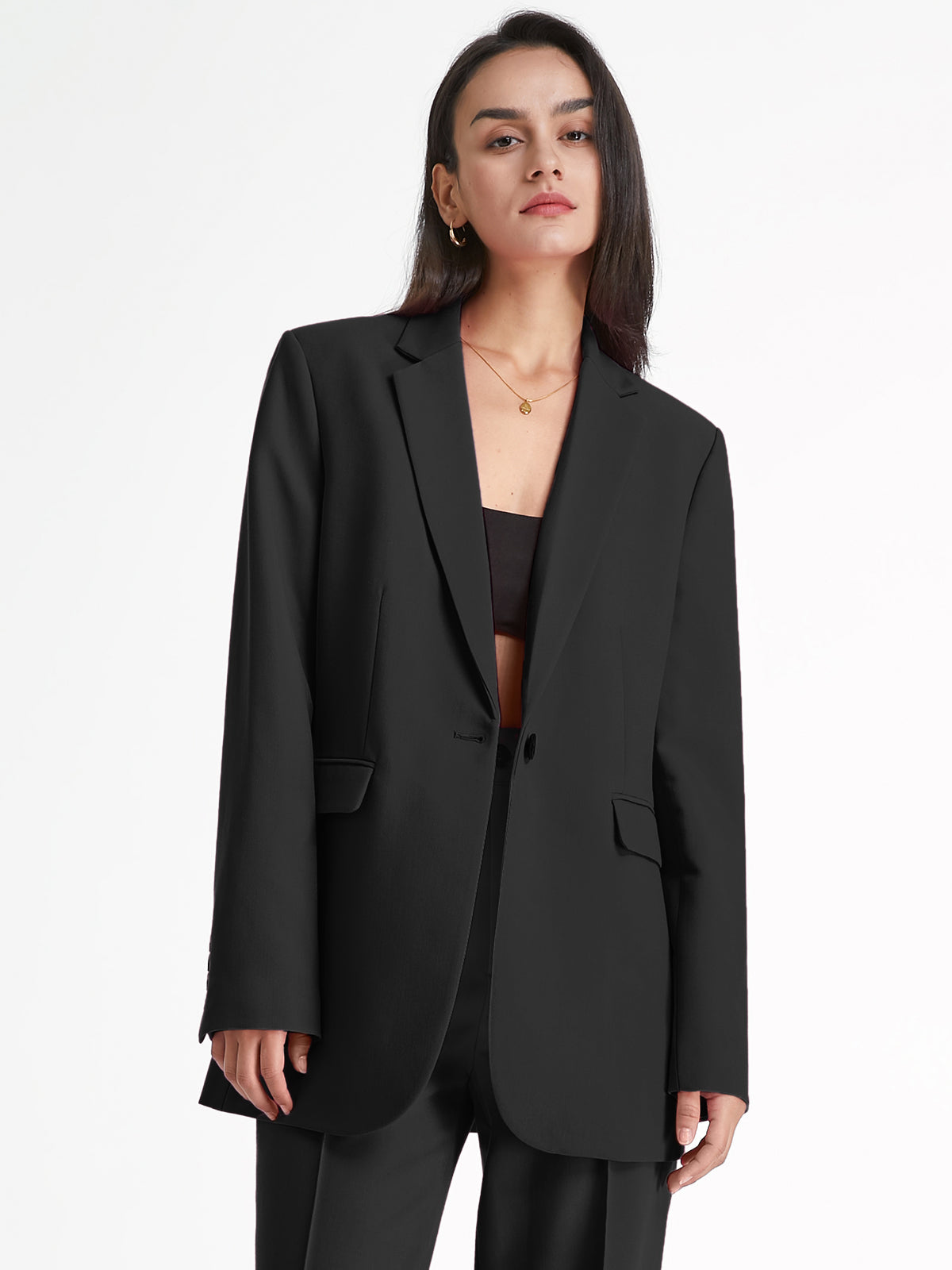 Düz Renkli Essential Blazer