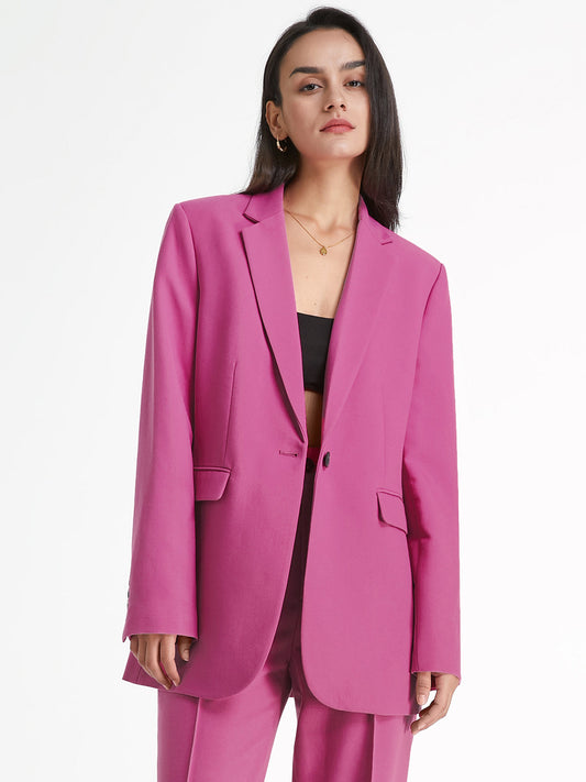 Düz Renkli Essential Blazer