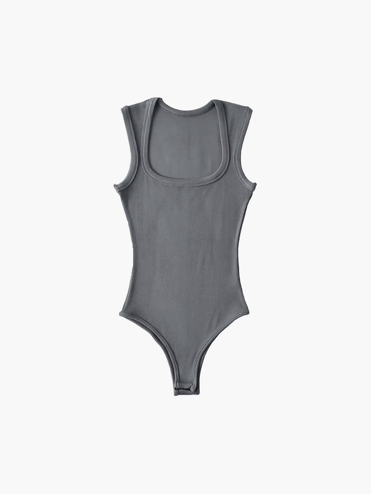 Düz Kare Yaka Bodysuits