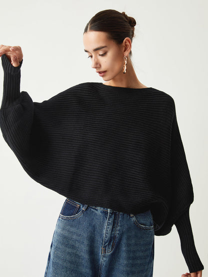 Slouchy Oversized Ribana Crop Kazak