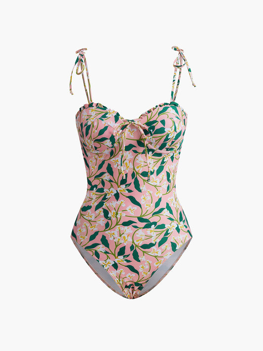 Floral One-Piece Swimsuit