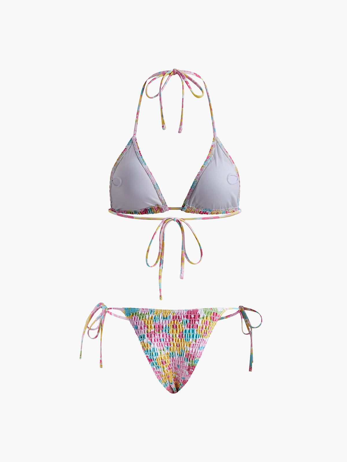 Bunch Printed Removable Padded Bikini Set