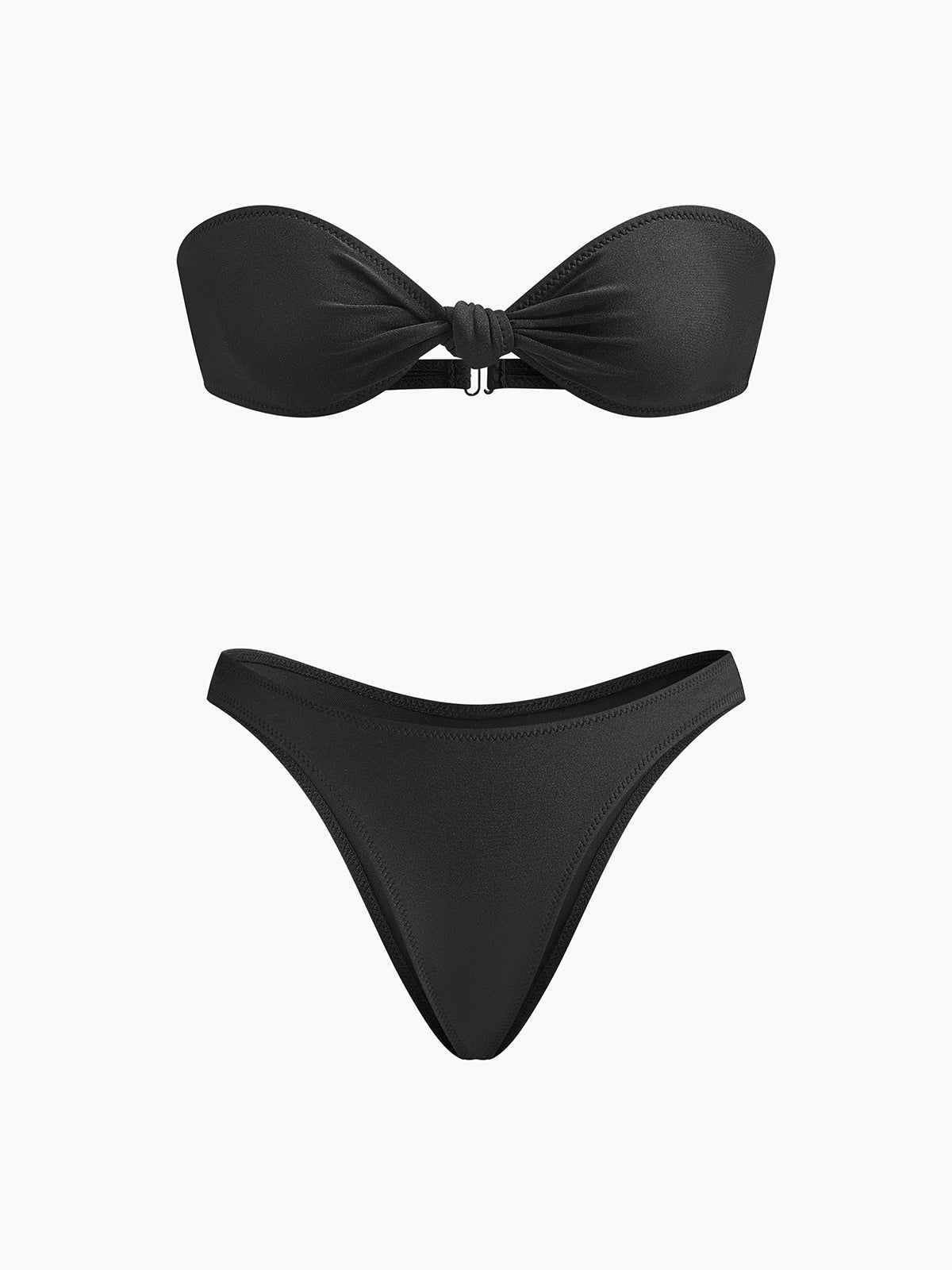 Düğümlü Bandeau Bikini Seti